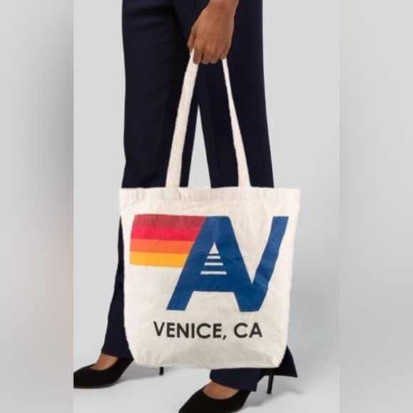 Aviator Nation Canvas Logo Tote bag - Picture 1 of 5